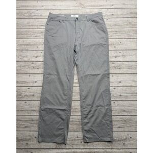 Brax Chino Pants Men's 36x34 Gray Feel Good Straight Leg Modern Fit Ultralight
